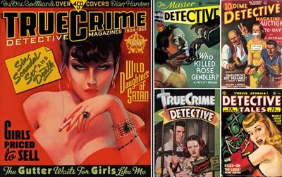 True Crime pulp novels