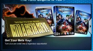 DCUO Preorder insert on official website