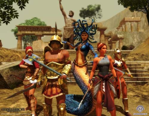 Gods and Heroes - Medusa group shot 