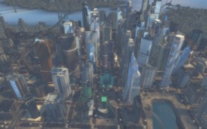 Metropolis in DCUO - Bird's eye view