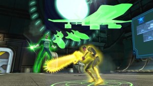 DCUO's version of Hal Jordan versus Sinestro