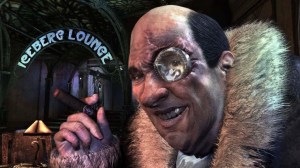 Penguin from Batman: Arkham City. That's not a monocle over his eye; it's a broken bottle.