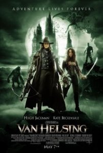A poster for Van Helsing