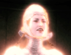 Assassin's Creed's Minerva. All powerful alien who does diddly squat. It's a glowing woman in odd armour. Yes, one of those.