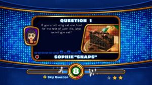 The question is, "If you could only eat one type of food for the rest of your life, what would it be?"