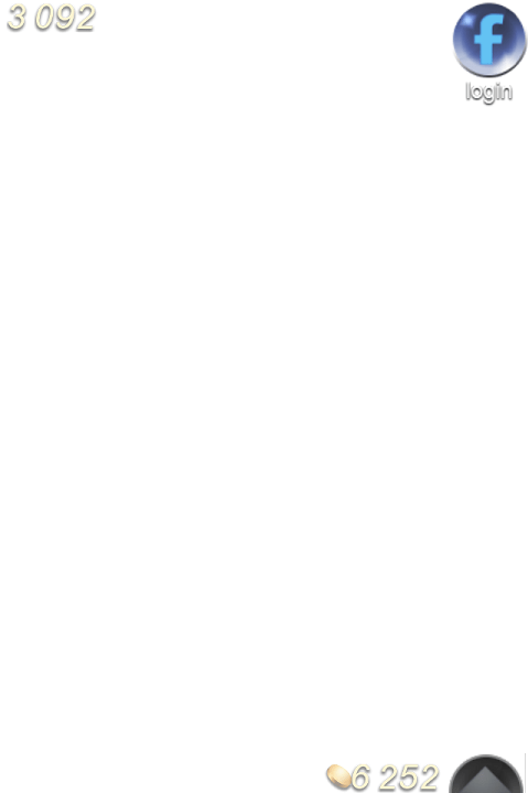 Blank white, but with Facebook access