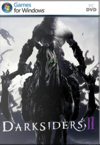 Darksiders had War. Darksiders 2 had Death. All that were left are the sucky horsemen. The box art for Darksiders 2 on the PC. Death rides a dark horse.