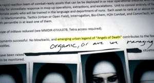 A screenshot from the ICA Saints File talking about how the Saints will be trained in the "language and deportment of nuns".