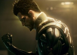 Adam Jensen, without glasses for once. He's so brooding... 