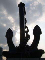 A big anchor.