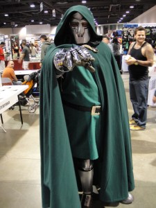 A Doctor Doom cosplay