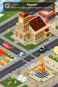 The screen gives me a parade, the achievement had me in hiding.