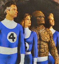 A picture from the unreleased Roger Corman "Fantastic Four" film.