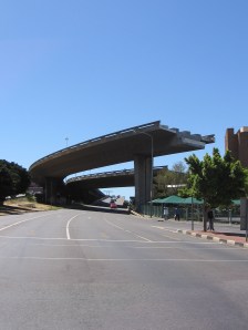 An unfinished bridge. 