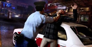 Beating up an opponent in Sleeping Dogs' Year of the Snake DLC.